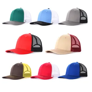 Erkekler kadınlar için örgü ile sıcak satış Unisex şoför şapkası özelleştirilmiş sade beysbol şapkası