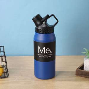 Gourde isotherme pour sports de plein air 750ml 950ml en acier inoxydable 304 avec couvercle anti-fuite - Product Image 6