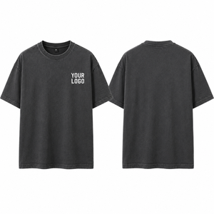 เสื้อยืดคัสตอมพร้อมโลโก้ ผู้หญิง ทรงหลวม คอกลม แขนสั้น สีพื้น ผ้าฝ้ายเจอร์ซีย์ 100% ใส่สบายๆ สำหรับฤดูใบไม้ผลิและฤดูร้อน - Product Image 3