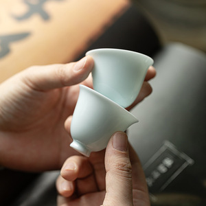 Yingqing Porcelain <b>Tea</b> Cup Round Tasting Cup For Kung Fu <b>Tea</b> <b>Set</b> Dehua County Origin - Product Image 1