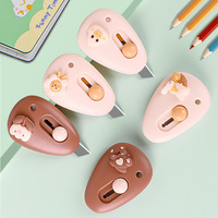 Couteau utilitaire créatif en forme d'animaux de dessin animé, couteau utilitaire de papeterie, mini couteau utilitaire portable