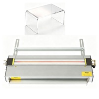 Petite machine de pliage à chaud de bureau pour plexiglas et PVC, machine de pliage de lettres en acrylique avec moule de positionnement d'angle et de longueur