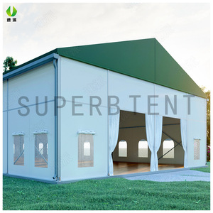 Superbe Pavillon Tente à Conception Moderne, Capacité de Charge du Toit de Plus de 9 kg/m², Atelier/Entrepôt en Aluminium - Product Image 2
