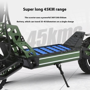 สกู๊ตเตอร์แบบพับได้ โครงอะลูมิเนียม กันน้ำ 800w ความเร็ว 42-45 กม./ชม. ระยะทาง 35-45 กม. คู่หูการเดินทางสองล้อ รุ่น Mx-16 1 S Mx-16 1 - Product Image 2
