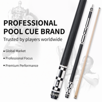 Queue de billard JMC Tech, fût en érable à faible déflexion, poignée en cuir de vachette, pointe GW1 12 mm, 147 cm, joint en acier inoxydable 3/8-8, haute qualité, modèle américain