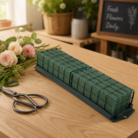 Cadre mural en résine Yiliang pour décoration florale, cage double en plastique pour mousse humide
