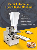Mini-presse japonaise entièrement automatique Pelmeni Gyoza Ravioli Empanada Samosa, Machine à plier, moule à boulettes