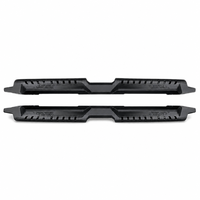 Nouvelles marchepieds latéraux fixes noirs de style Nerf Bars pour Toyota Hilux Pickup Truck, style Rock Slider