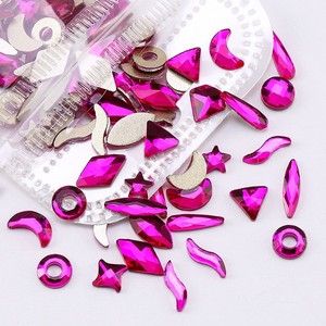 Phụ kiện trang trí móng tay giá gốc nhà máy, đá pha lê trang trí móng tay mặt phẳng, đá pha lê cho móng gel acrylic, bán buôn - Product Image 6