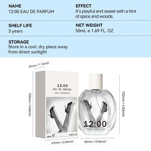 Pegatinas Personalizadas 12:00 Perfume Eau De Toilette en Spray de Larga Duración Ecológico para Damas Día de San Valentín - Product Image 6