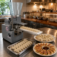 Machine à Gyoza Semi-Automatique de Table Japonaise Mini Format 110V/220V pour la Fabrication de Dumplings Frits, Momos, Samosas et Empanadas – Idéale pour les États-Unis
