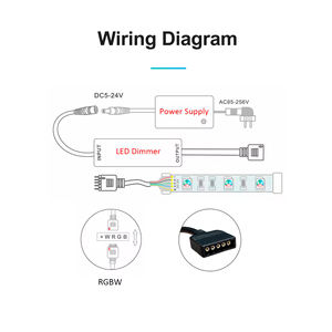 Yeni liste siyah kablosuz 28 anahtar DC konektörü 6A RF Mini RGB RGBW ışık şeridi için Led denetleyici - Product Image 6