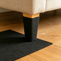Patins en feutre autocollants, taille personnalisée, avec dos adhésif, légers, protection de sol, pour pieds de meubles, chaises, tables, anti-rayures