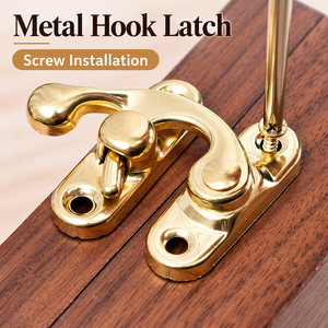 Small Iron Luxury Ring Jewellery <b>Box</b> Furniture Hook Lock Shackle Lock Horns Left Silver Latch Clasp Hasps Buckle Durable Bag - Product Image 2