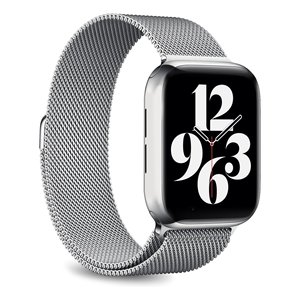 สายนาฬิกา Apple Watch รุ่น Sport Loop Design Milanese สีเงิน AW44MILANESESIL ขนาด 14 มม./38 มม./45 มม. สีโรสโกลด์และไนลอน - Product Image 2