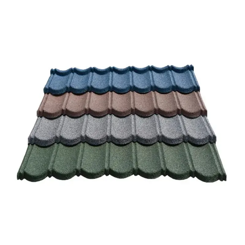 Low Prices Stone Coated Roof Tile Stone Coated Steel Roof Tile Sand Coated Metal Roofing Tile for Farmhouse