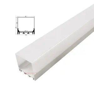 Modern lineer işık süspansiyon alüminyum Led profilleri Led soğutucu için 2835 led şerit