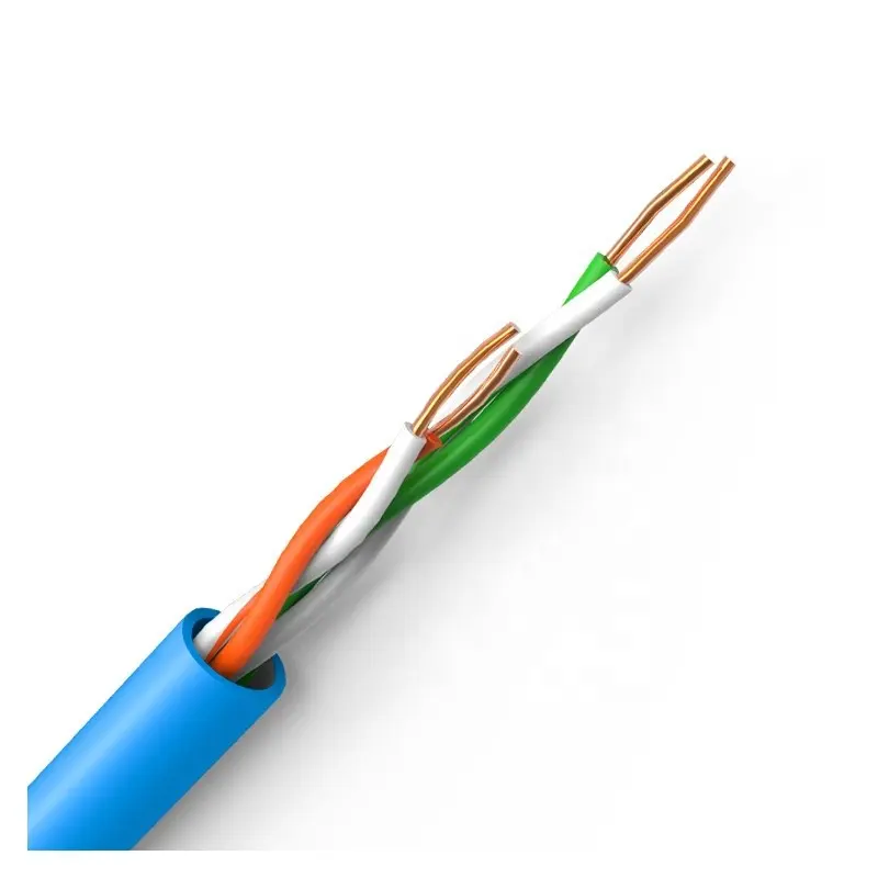 ผู้ผลิต24AWG ในร่ม305เมตรทองแดง UTP Cat3 2คู่สายเคเบิลโทรศัพท์