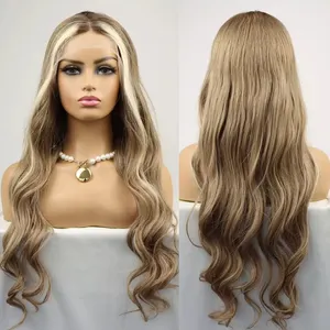Body Wave Lace Front Blonde Wig 12a Raw Brazilian Virgin Human Hair Frontal Lace Wigs for Black Women Transparent Swiss Lace Wig