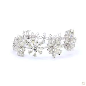 Brazalete de Diamantes Moderno para Mujer, Oro, Plata, Oro Rosa, Joyería Premium, Ligero, Elegante, Accesorio de Lujo - Product Image 3