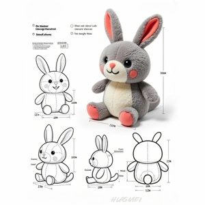 Fabricante OEM ODM de Juguetes de Peluche de Alta Calidad con Diseño <span class=keywords><strong>Personalizado</strong></span> CE, Ofrece Muñecos de Peluche de Algodón Súper Suave y Animales de Peluche - Product Image 1