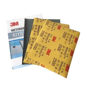 3M 401Q Watordry สารกัดกร่อนกระดาษทรายกรวด 2500 ซ่อมสีรถความงามกระดาษขัด