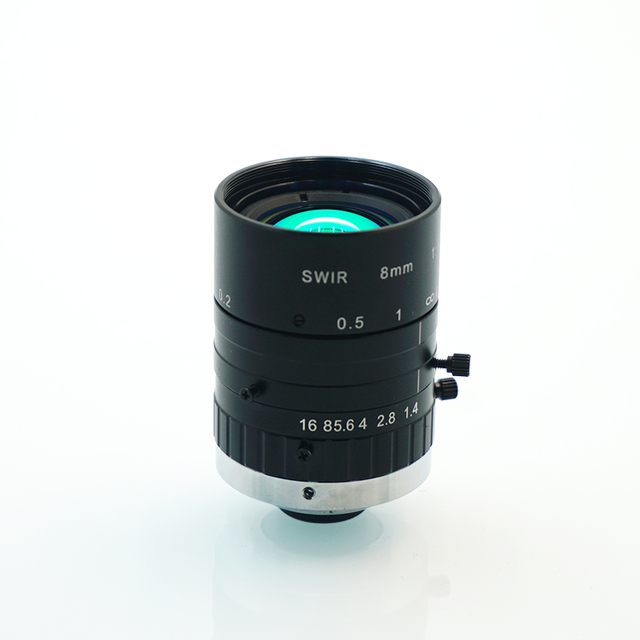 Edinburgh 2/3" 900-1700nm 60lp/mm SWIR Lens 8mm/12mm/16mm C-mount OEM for Machine Vision Camera