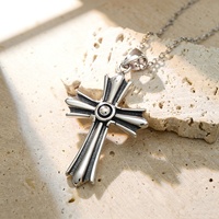Vente en gros de bijoux fins très demandés, pendentif croix en argent 925