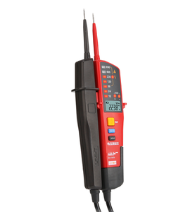 UNI-T UT18S เครื่องทดสอบแรงดันไฟฟ้าแบบดิจิตอล ระบบตรวจจับความต่อเนื่องอัตโนมัติ พร้อมไฟฉายทดสอบความถี่ - Product Image 4