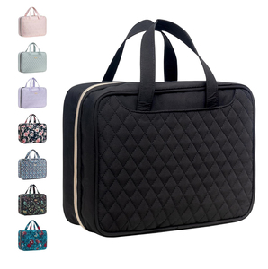 Bolsa de Maquillaje Impermeable con Rotación de 360 Grados. Gancho para Colgar y Compartimentos Multicapa para Organización de Artículos de Aseo de Viaje - Product Image 2