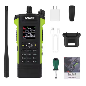 2025 Trend HX 12W VHF UHF Dual Band SDR Transceptor Walkie Talkie Intercom Dual PTT Micrófono <span class=keywords><strong>de</strong></span> mano Comunicación - Product Image 1