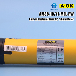 Persiana Enrollable Motorizada Digital WiFi Tuya A-OK AM35-10/17-MEL-PW, de Aluminio, Silenciosa, de Lujo, con Tubo de 35 mm, para Balcón - Product Image 2