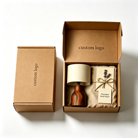Boîte d'expédition pliable écologique personnalisée en carton recyclable pour coffret cadeau et emballage de produits durables