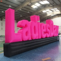 Livraison gratuite, panneau gonflable de 10 m de long avec logo, lettres personnalisées, lettres de l'alphabet gonflables sur mesure, modèle à vendre