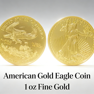 Pièce de collection commémorative en métal plaqué or et argent bicolore 3D Aigle de la Liberté Américaine 2025 - Product Image 6