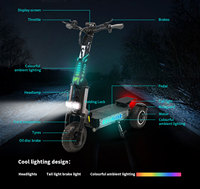 OOTD T30 Scooter électrique à trois roues pliable rapidement Planche à roulettes électrique pour adultes-Entrepôt de l'UE