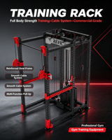 Cage de musculation multifonctionnelle avec machine Smith, rack à squats, pile de poids de 75 kg, bras en acier, équipement de fitness pour la musculation de la poitrine