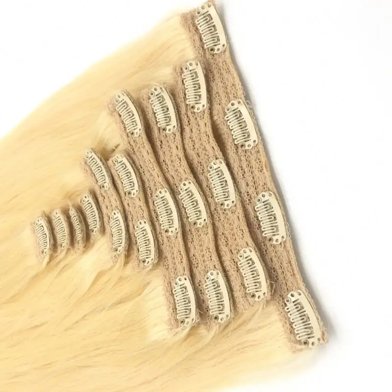 وصلات إطالة الشعر البشري, وصلات الشعر الكمبودي الخام غير المعالج بشكل حرف V الحقيقي على الشعر الطويل للرجال