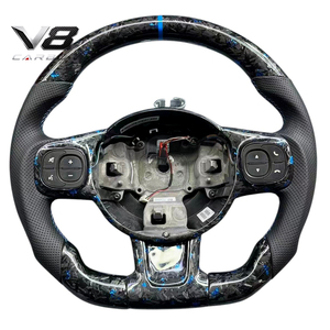<span class=keywords><strong>Volante</strong></span> de Fibra de Carbono Real V8carbon para Abarth 500 595 695 312, Accesorios para Automóviles, Modificación de Piezas de <span class=keywords><strong>Auto</strong></span>, Estilo <span class=keywords><strong>Deportivo</strong></span> de Carreras, Personalizado - Product Image 6