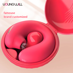 Vibrador de Doble Cabezal con Succión para Mujeres, con Succión Clitoriana y Vibración de Punto G, 10 Patrones, Recargable por USB, Juguetes Sexuales - Product Image 1
