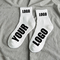 Chaussettes personnalisées avec votre propre logo, chaussettes de sport en coton de bambou noir pour homme, sans minimum de commande, votre propre marque, Elite Calcetines