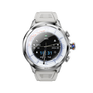 นาฬิกาสมาร์ทวอทช์ H19 หน้าจอ HD ทรงกลมขนาด 1.95 นิ้ว รองรับ 4G พร้อมกล้องด้านข้าง GPS หน่วยความจำ 3+32GB RAM แบตเตอรี่ใช้งานได้นานเป็นพิเศษ สำหรับผู้ชาย สายกีฬา - Product Image 1