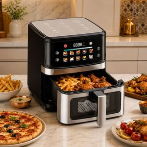 Friteuse à air numérique multifonctionnelle portable sans huile 6L 12 Litres, intelligente, fabriquée en Chine - Product Image 1