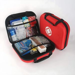 Bolsa <span class=keywords><strong>de</strong></span> <span class=keywords><strong>Primeros</strong></span> <span class=keywords><strong>Auxilios</strong></span> <span class=keywords><strong>de</strong></span> Viaje Roja Impermeable, Brillante y Moderna, Estuche <span class=keywords><strong>de</strong></span> Almacenamiento <span class=keywords><strong>de</strong></span> Medicamentos, Estuche Personalizado <span class=keywords><strong>de</strong></span> EVA, Venta al Por Mayor - Product Image 1