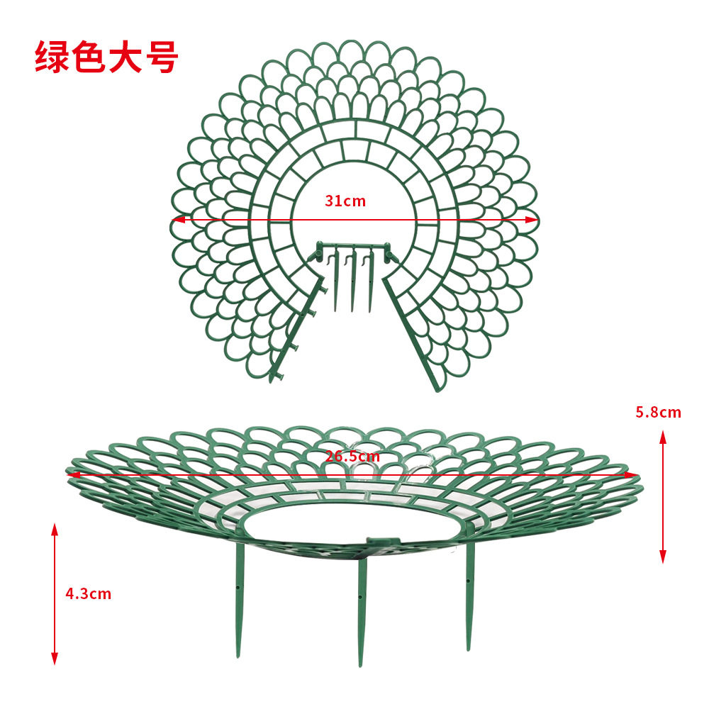 Estante grande para fresas verdes