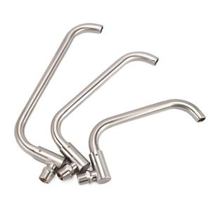 Grifo de Brazo Oscilante de Acero Inoxidable 304, Especial para Chefs, Montado en la Pared, Acabado Cepillado, Semi-Automático, para Uso en la Cocina - Product Image 1