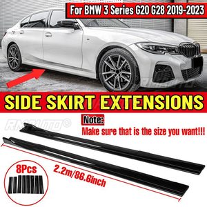 สเกิร์ตข้างยาว 2.2 เมตร ชุดแต่งกันชนหน้า-หลัง แบบ Rocker Splitters Diffuser Winglet สำหรับ BMW ซีรีส์ 3 รุ่น G20 Sedan G21 Wagon ปี 2019-2023 - Product Image 1