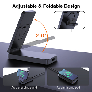 110W GaN USB C Charger 7 in 1 Wireless Fast Charger Desk Table Charger Multifunction <strong>USBC</strong> Charging <strong>Dock</strong> With 4Port Power Adapter - Product Image 6