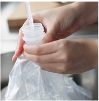 Sac à liquide transparent 5L 10L 20L, sac aseptique Bag-in-Box avec tube pour lait, produits laitiers, eau de coco