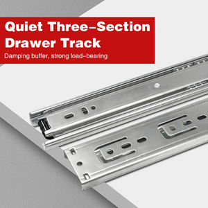 Vollverlängerung Heim-Kugellager-Hardware Teleskop-Kanal-Möbel Schublade Schiebeband - Product Image 2